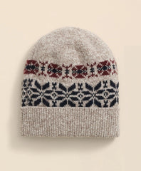 Wool-Cashmere Archive Jacquard Beanie Hat