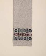 Wool-Cashmere Archive Jacquard Scarf