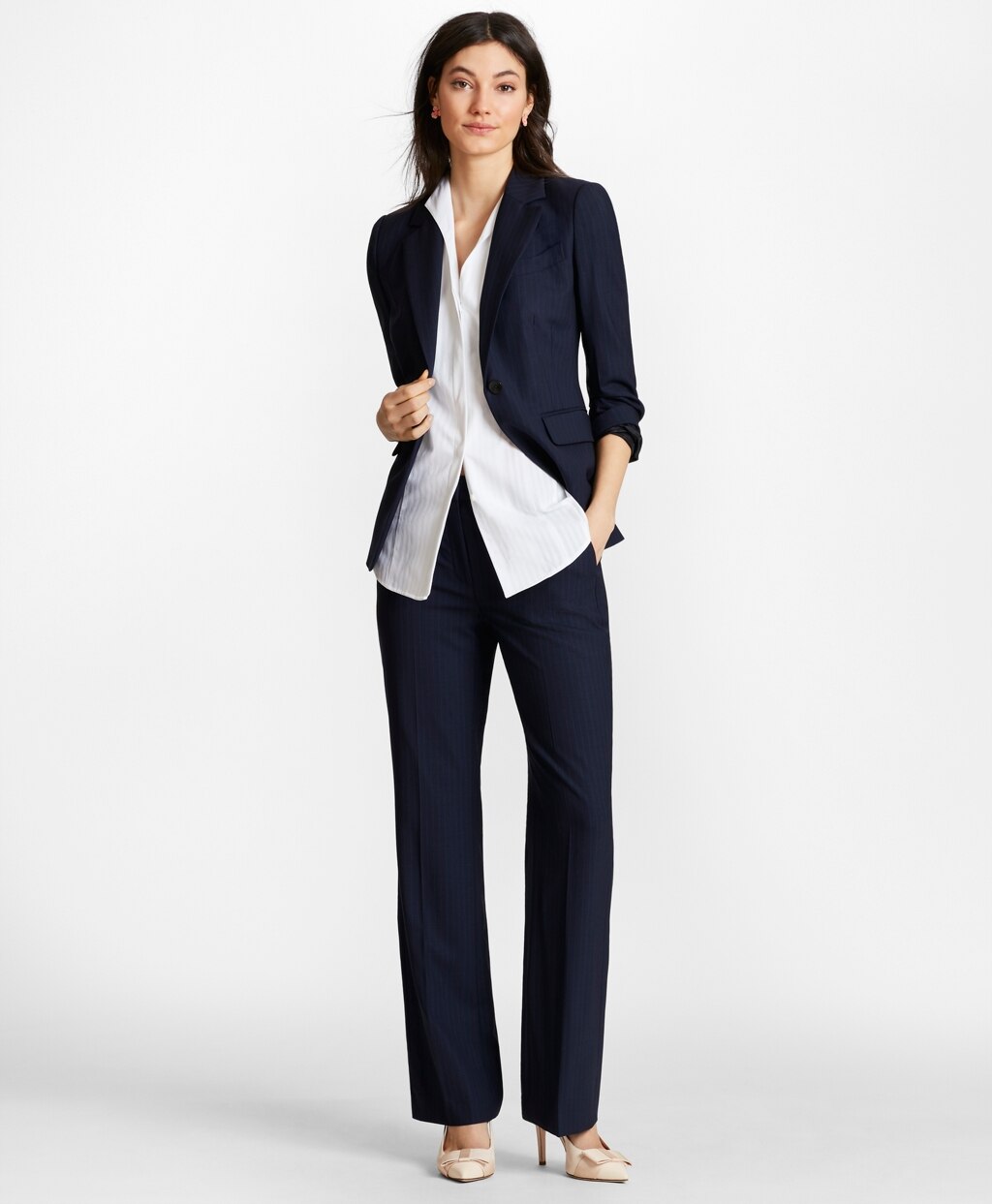 Pinstripe BrooksCool® Merino Wool Pants