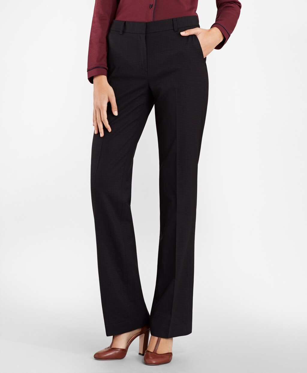 Checked BrooksCool® Merino Wool Pants
