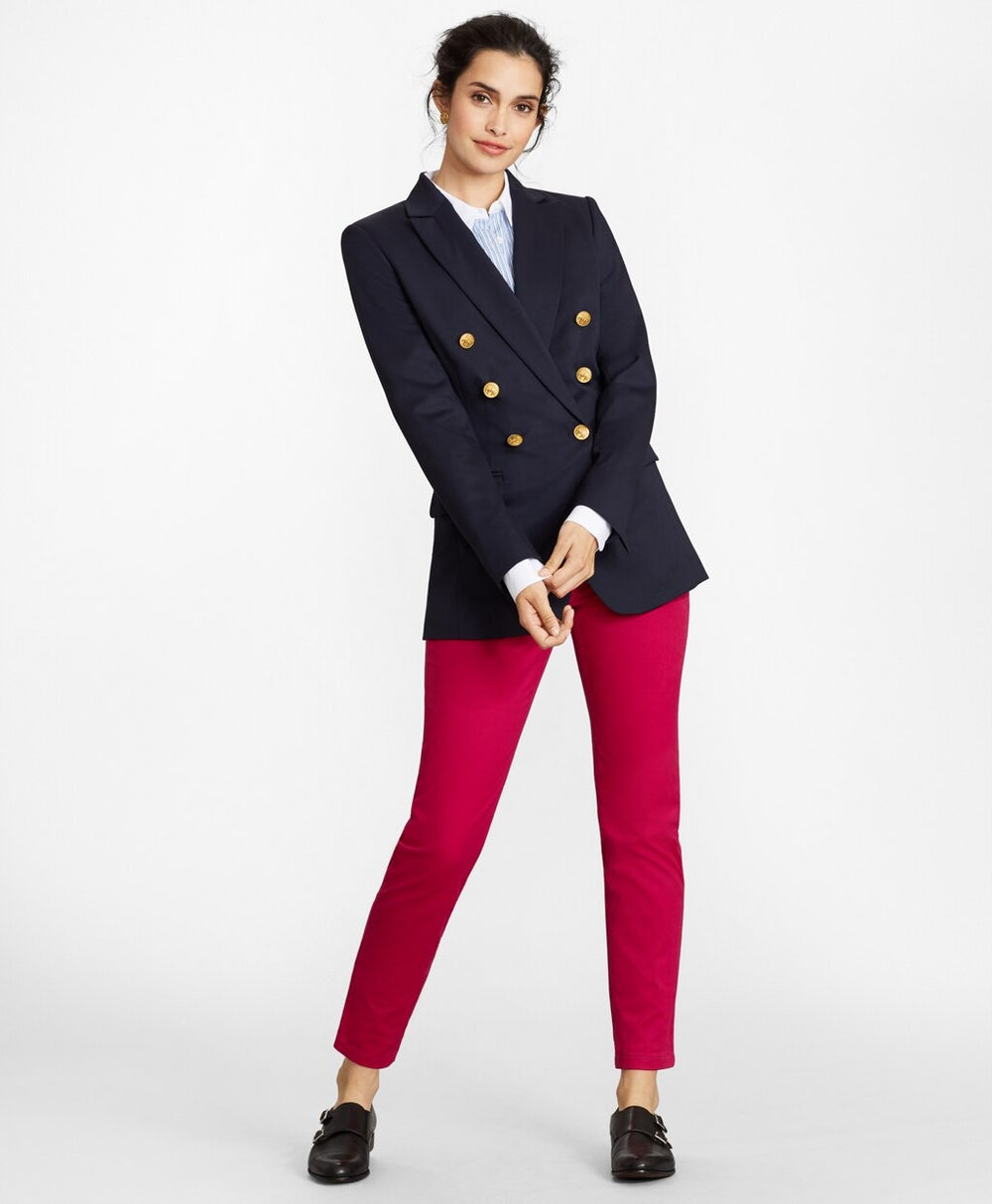 Stretch Supima® Cotton Five-Pocket Pants