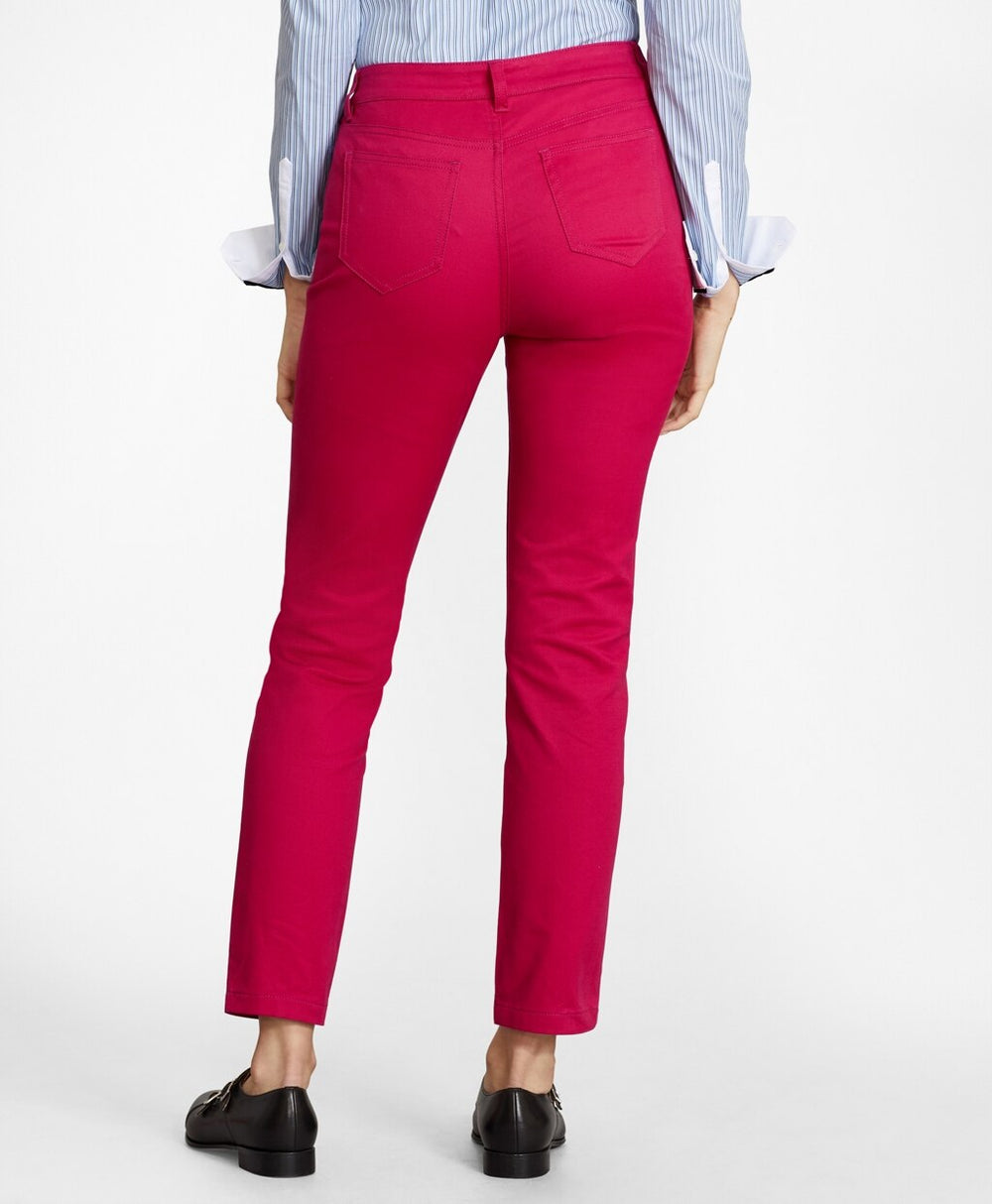 Stretch Supima® Cotton Five-Pocket Pants
