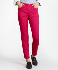 Stretch Supima® Cotton Five-Pocket Pants
