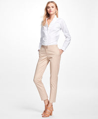 Non-Iron Ruffle Pinpoint Oxford Dress Shirt