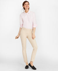 Classic-Fit Supima® Cotton Oxford Stripe Forward-Point Shirt