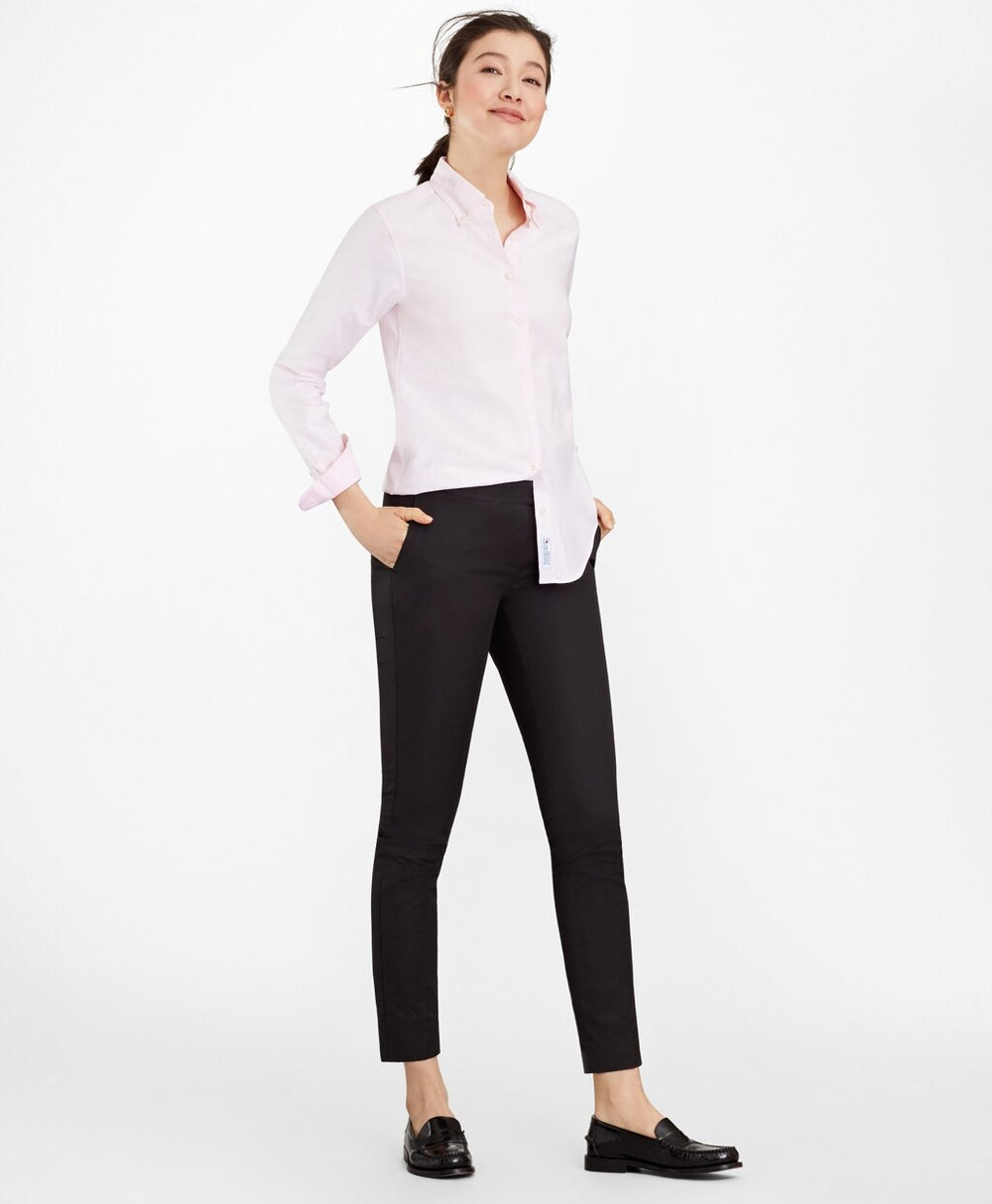 Classic-Fit Supima® Cotton Oxford Stripe Button-Down Shirt