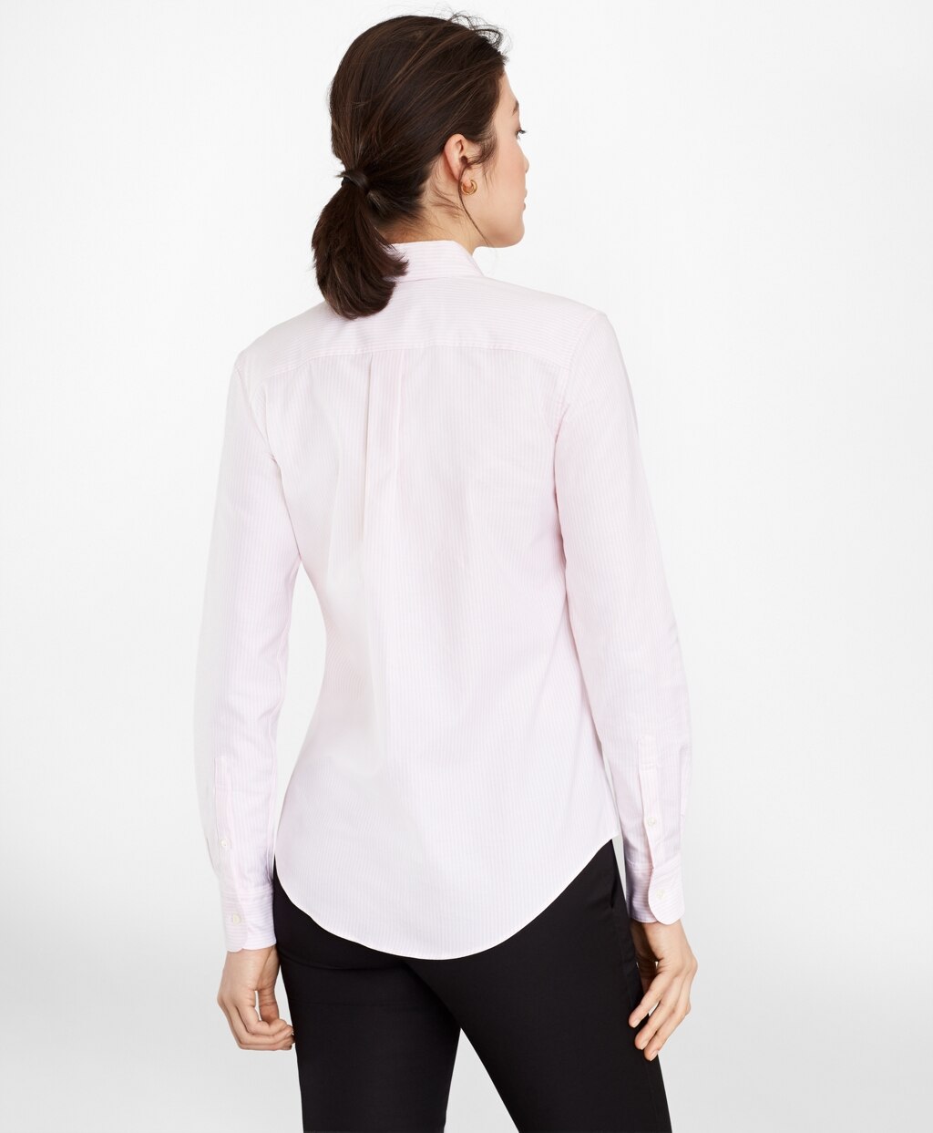 Classic-Fit Supima® Cotton Oxford Stripe Button-Down Shirt