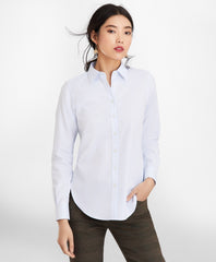 Classic-Fit Striped Cotton Dobby Luxury Shirt