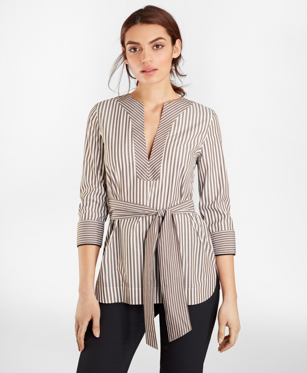Non-Iron Striped Supima® Cotton Shirt