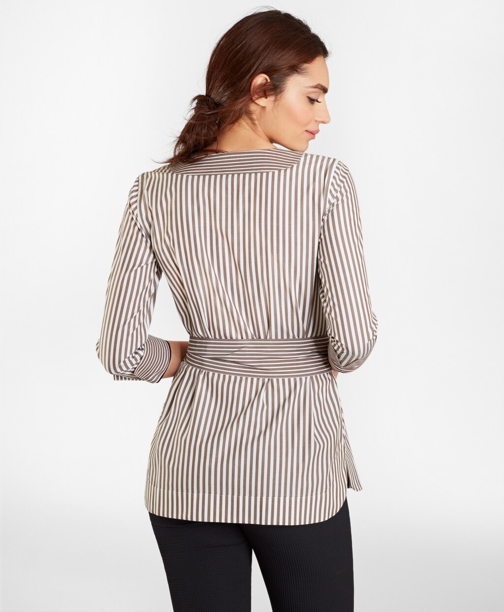 Non-Iron Striped Supima® Cotton Shirt