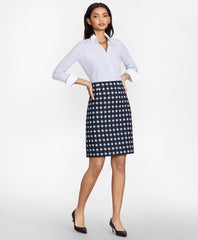 Non-Iron Striped Supima® Cotton Poplin Contrast-Collar Fitted Shirt