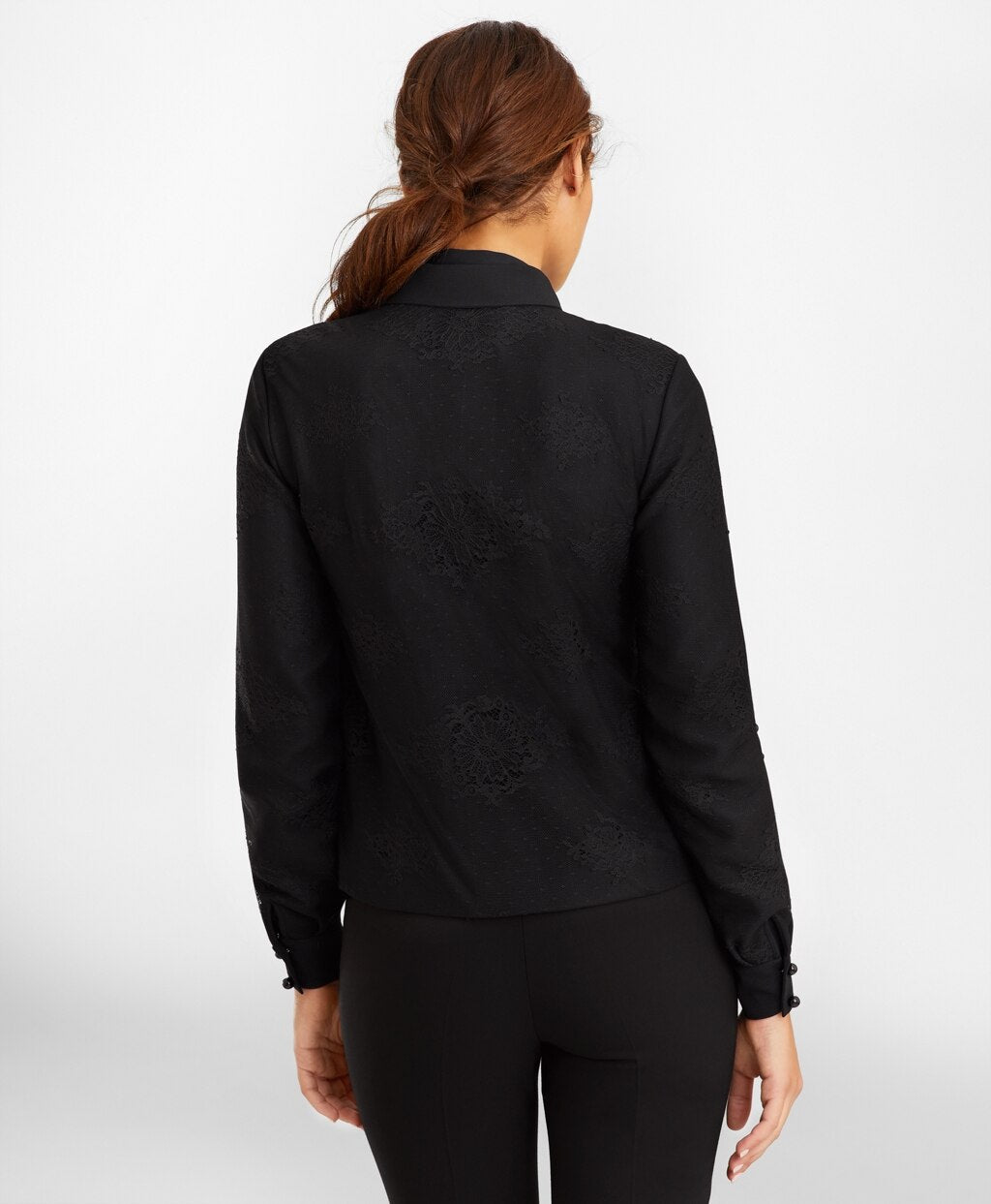Lace & Satin Blouse