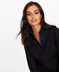 Non-Iron Stretch Supima® Cotton Fitted Dress Shirt