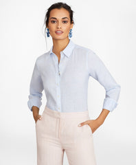 Gingham Irish Linen Tunic