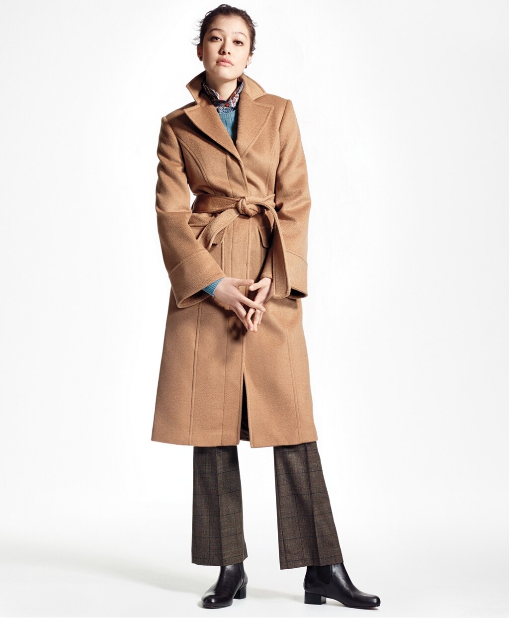 Loro Piana® Single-Breasted Camel Hair Coat