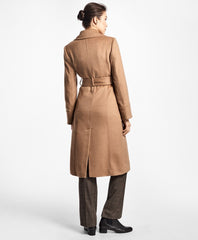 Loro Piana® Single-Breasted Camel Hair Coat