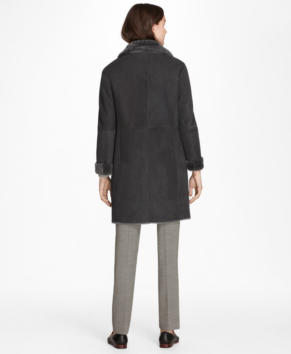 Shearling Cocoon Coat