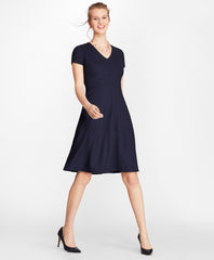 Pinstripe BrooksCool® Merino Dress