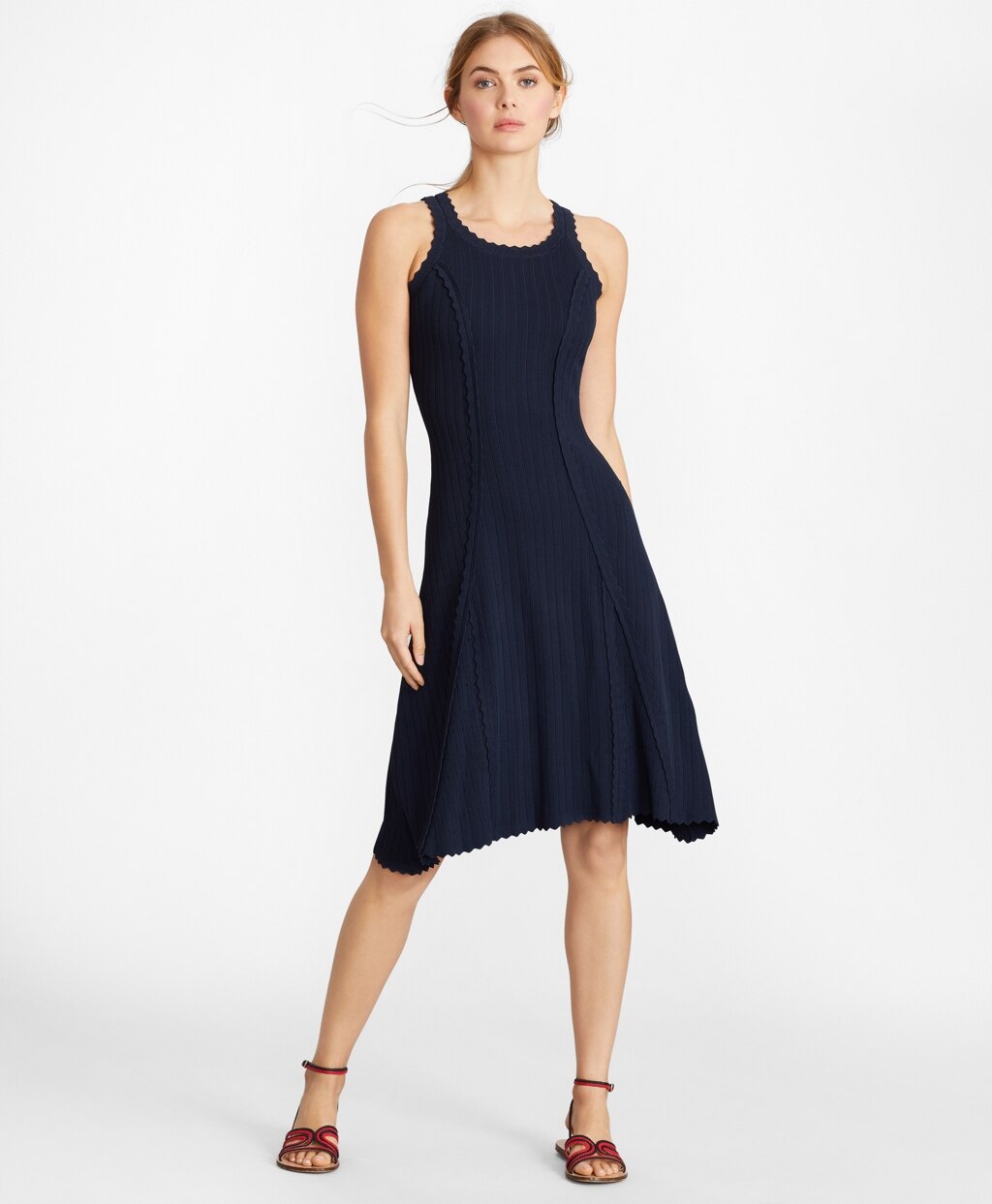 Rib-Knit Dress