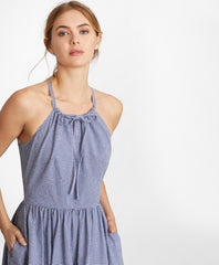 Gingham Seersucker Dress