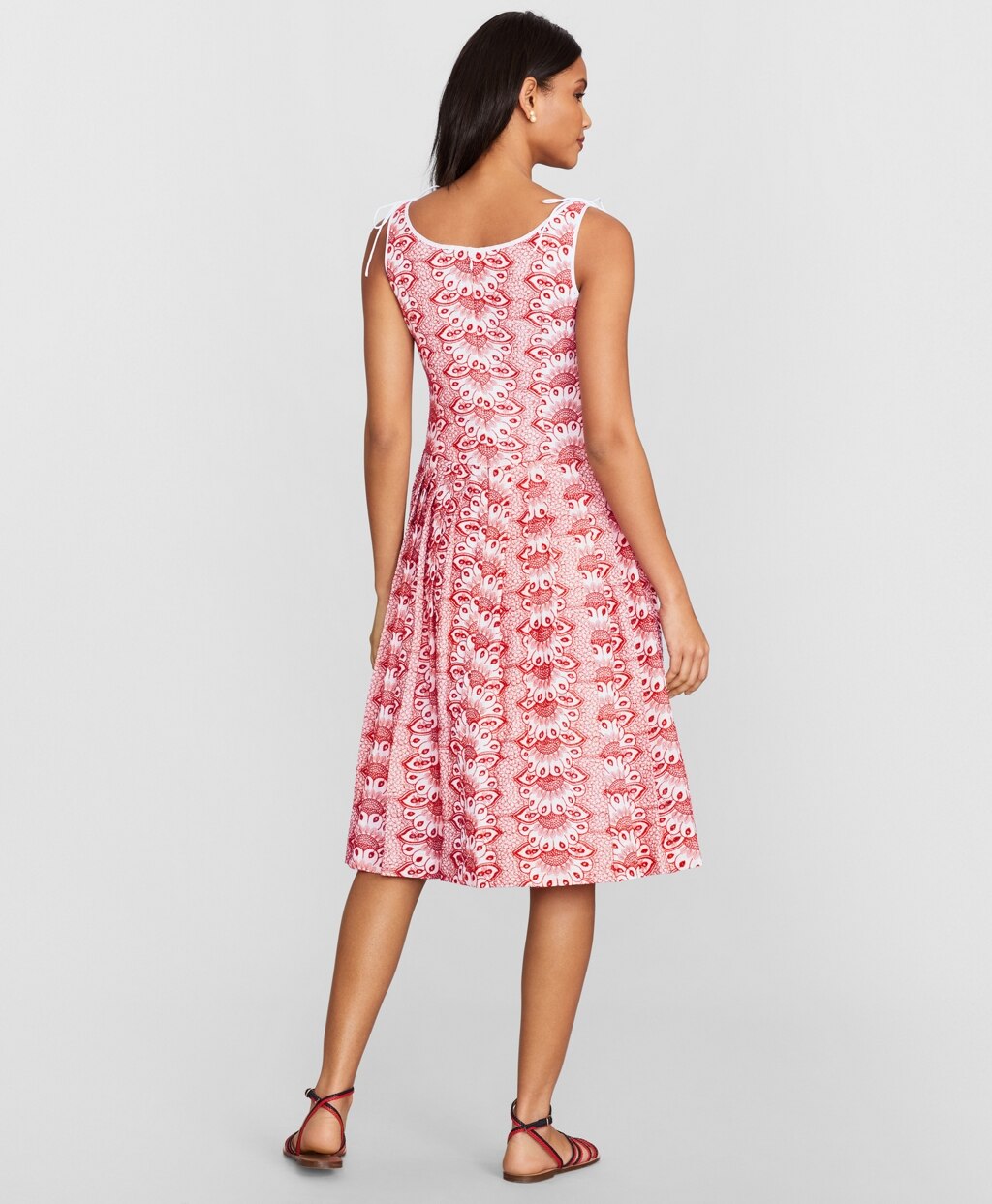 Floral-Embroidered Dress
