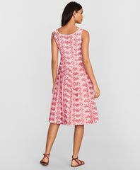 Floral-Embroidered Dress