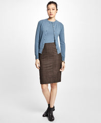 Long-Sleeve Cashmere Cardigan