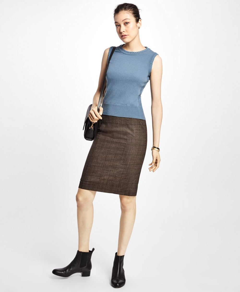 Sleeveless Cashmere Shell