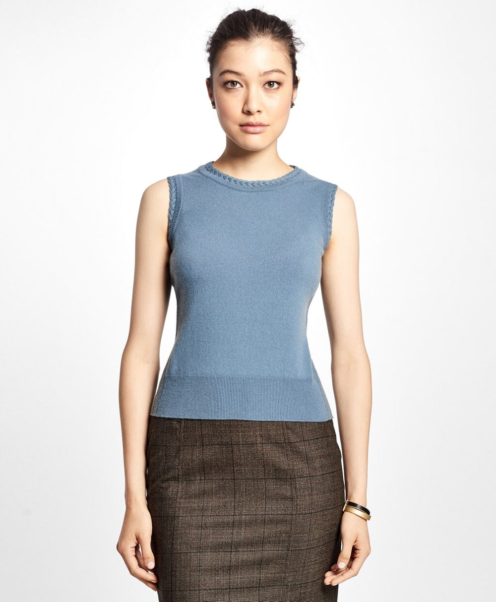 Sleeveless Cashmere Shell