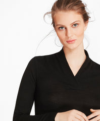 Silk-Cashmere Shawl-Collar Sweater