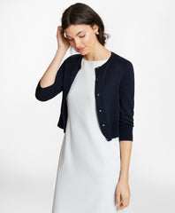 Supima® Cotton Cropped Cardigan