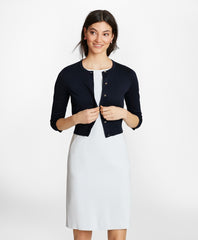 Supima® Cotton Cropped Cardigan