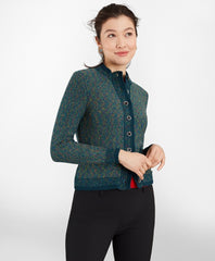 Shimmer Tweed Sweater Jacket