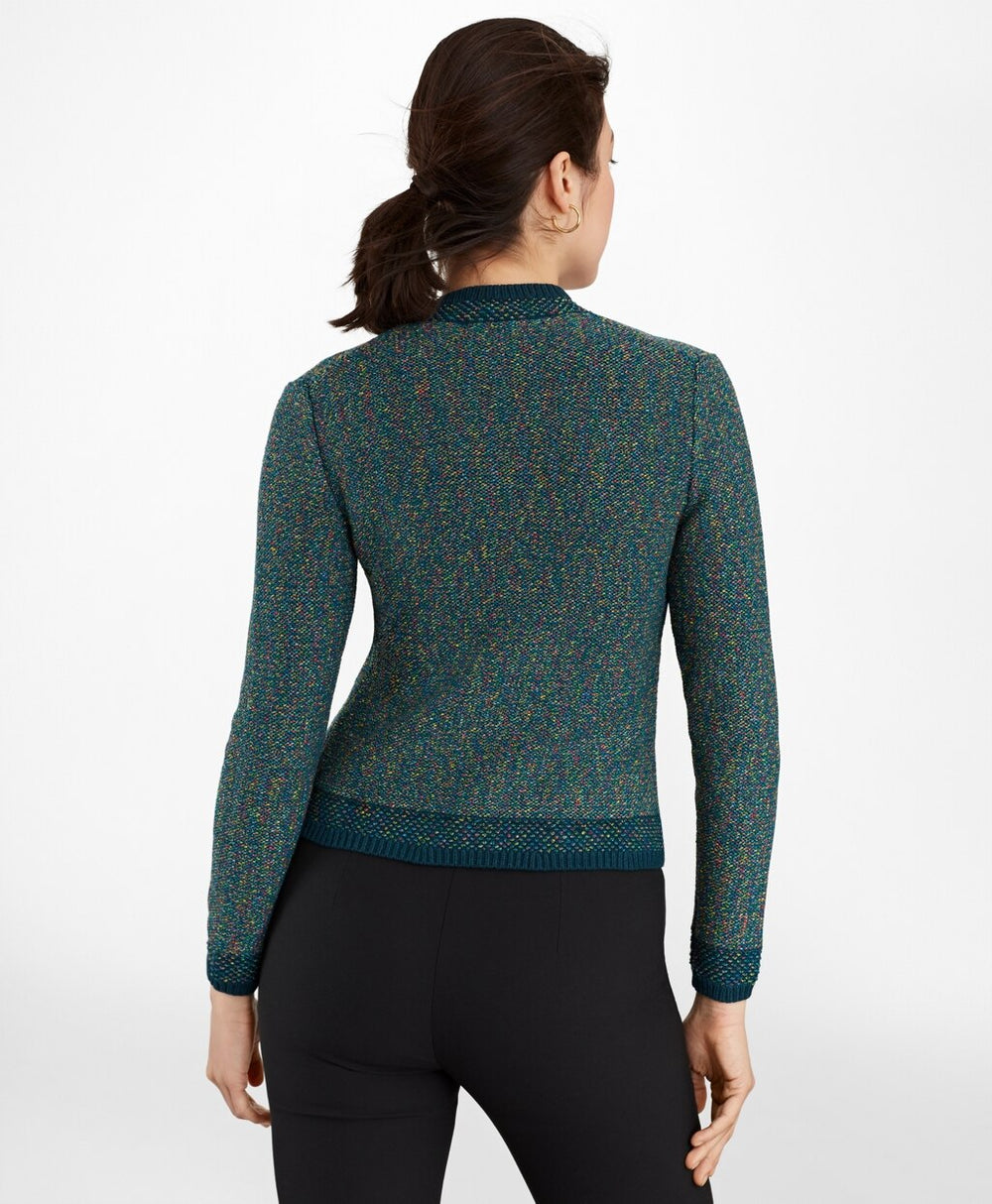 Shimmer Tweed Sweater Jacket