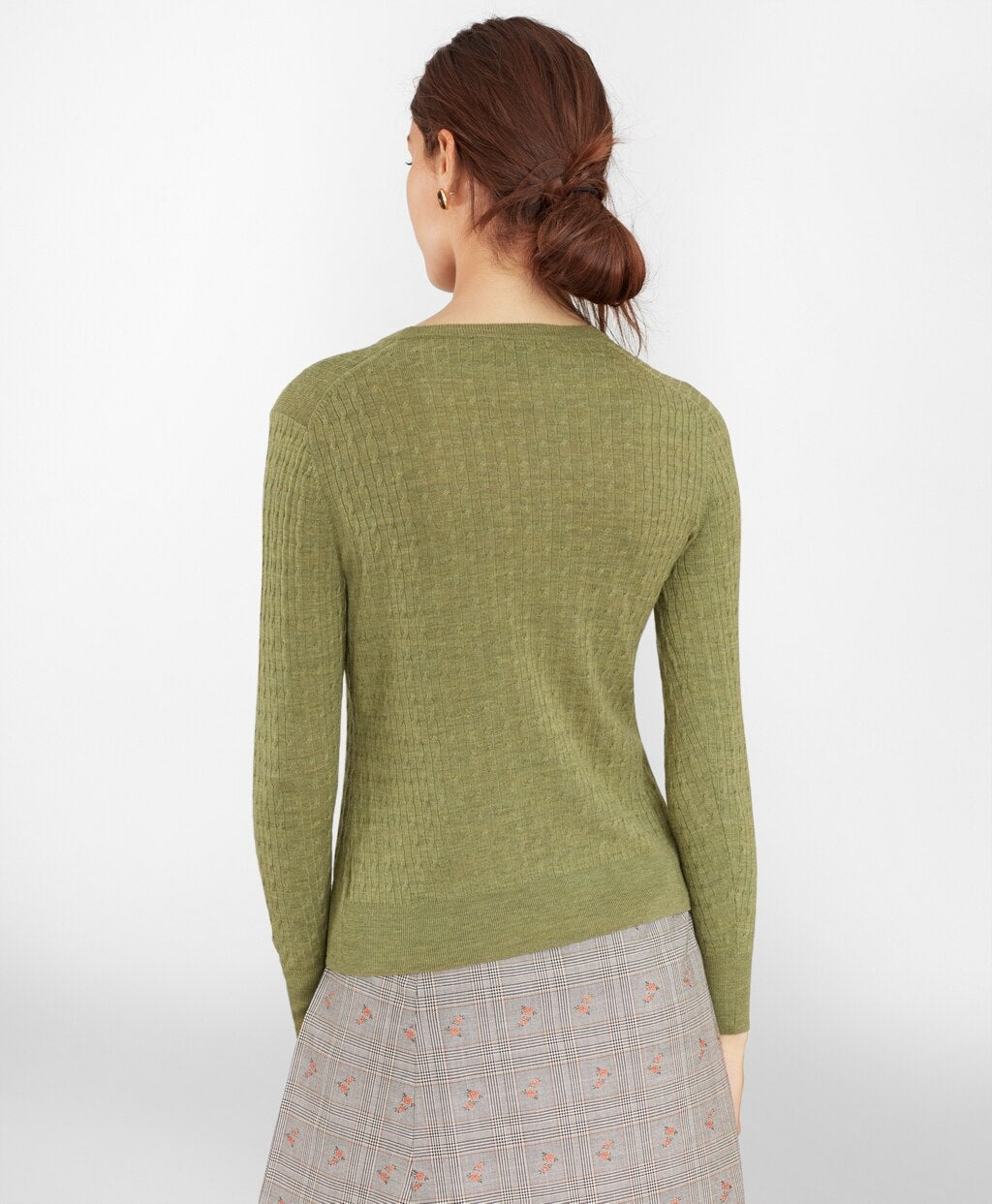 Cable-Knit Merino Wool Sweater