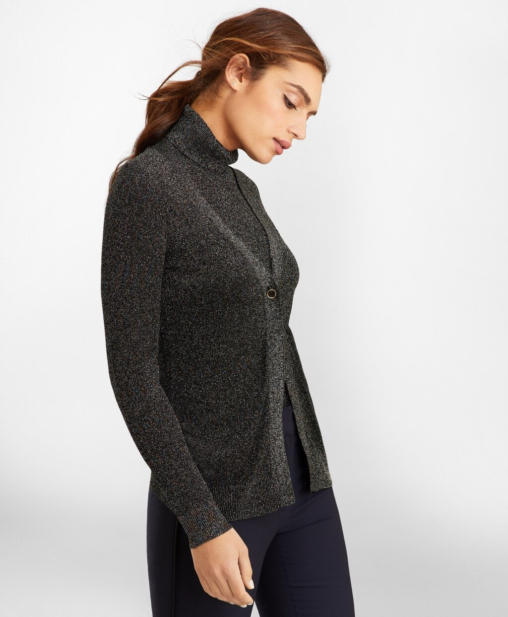 Sparkle-Knit Cardigan