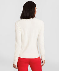Floral-Patterned Silk-Cashmere Sweater