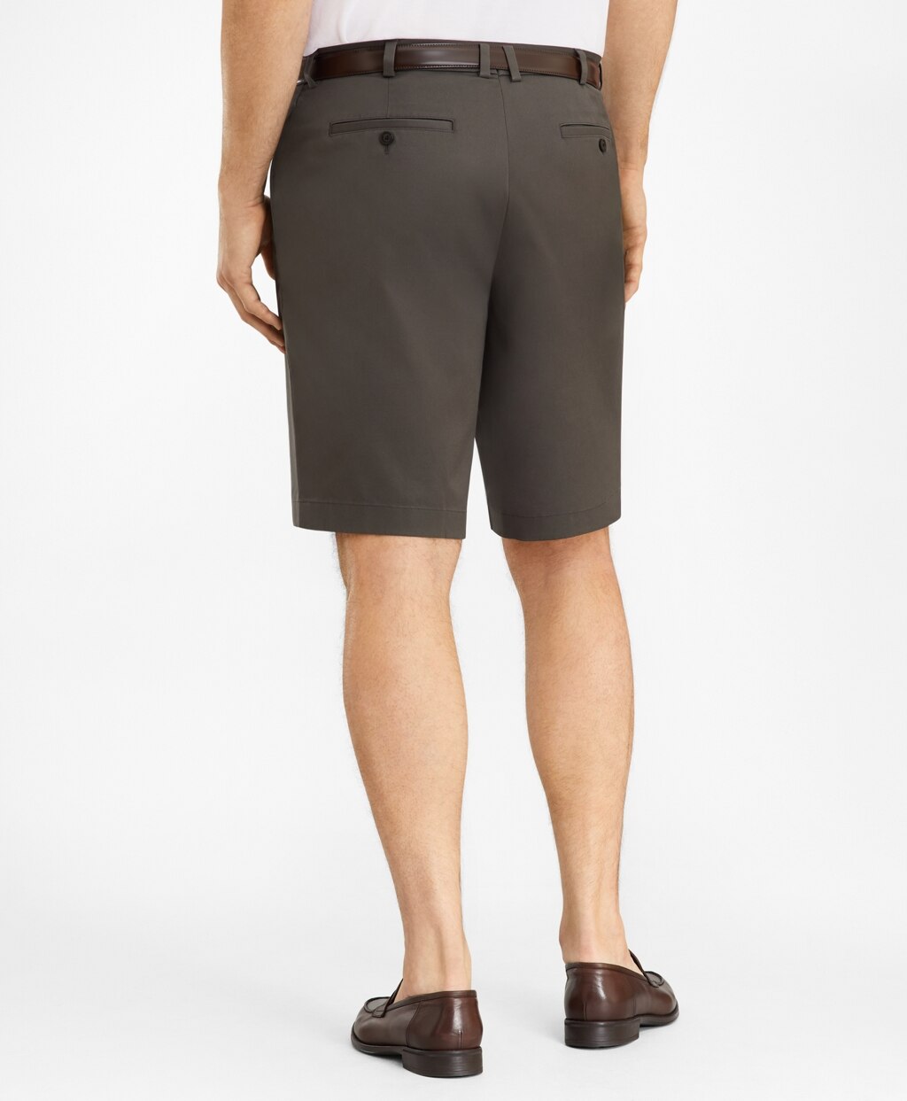 Big & Tall Flat Front Stretch Advantage Chino Shorts