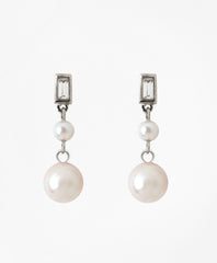 Glass Pearl Drop Earrings
