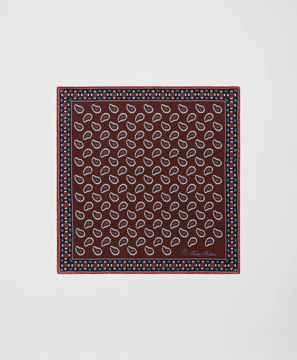 Paisley Silk Pocket Square