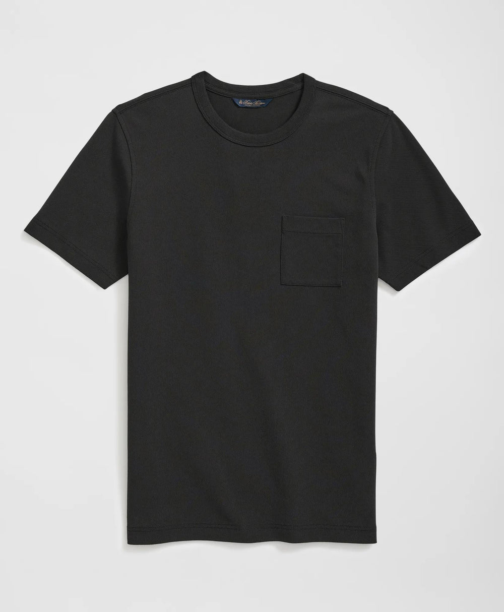 Pique T-Shirt in Garment-Washed Supima® Cotton