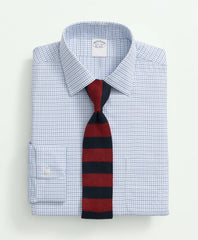 Check Dress Shirt Brooks Brothers Explorer Collection Non-Iron Twill Ainsley Collar