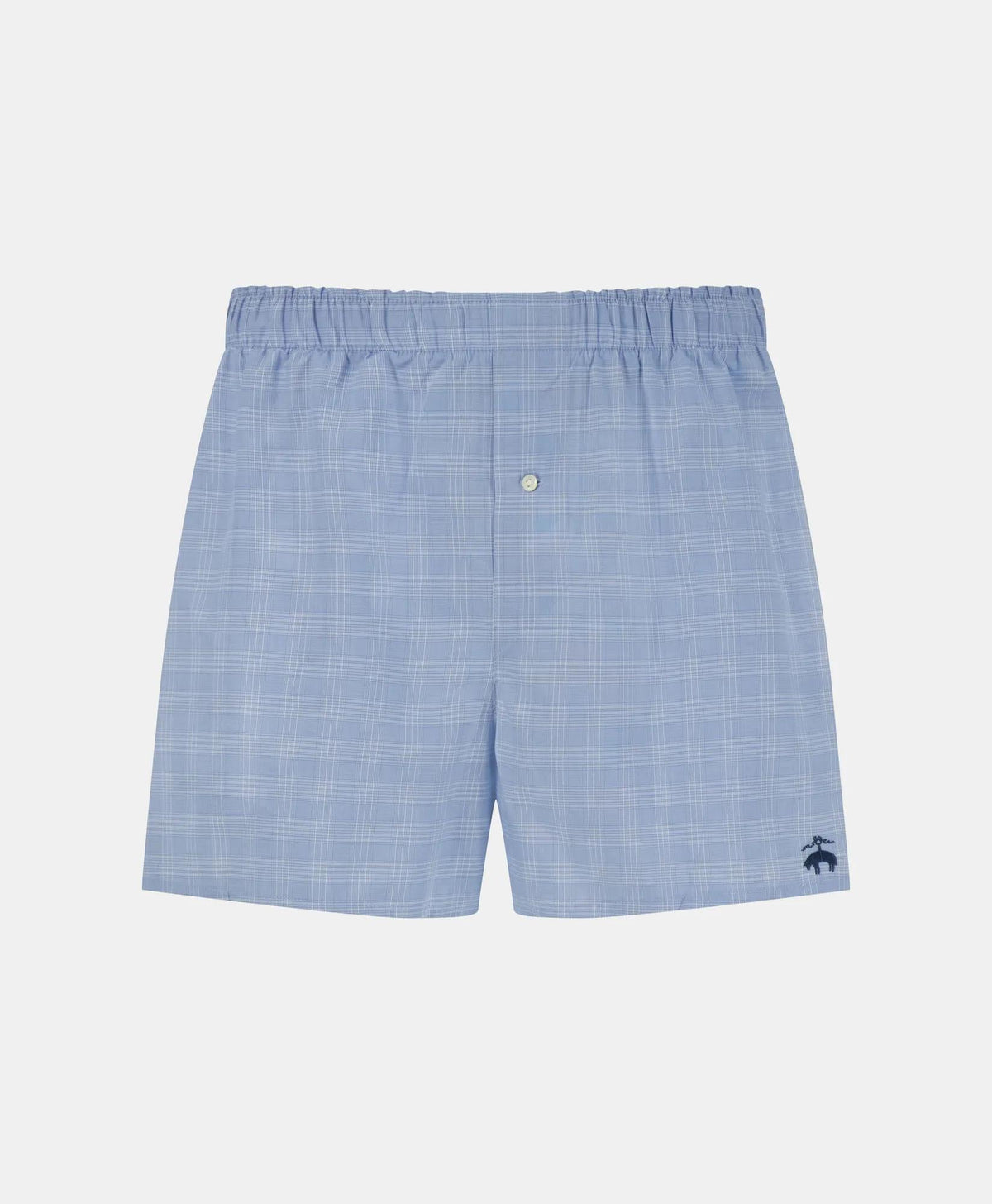 Slim Fit Cotton Broadcloth Check Boxers