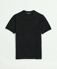 Lightweight Luxe All-Season Sweater Short Sleeve Crewneck