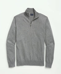 Big & Tall Supima® Cotton Quarter-Zip Sweater