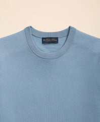 Lightweight Luxe All-Season Sweater Short Sleeve Crewneck