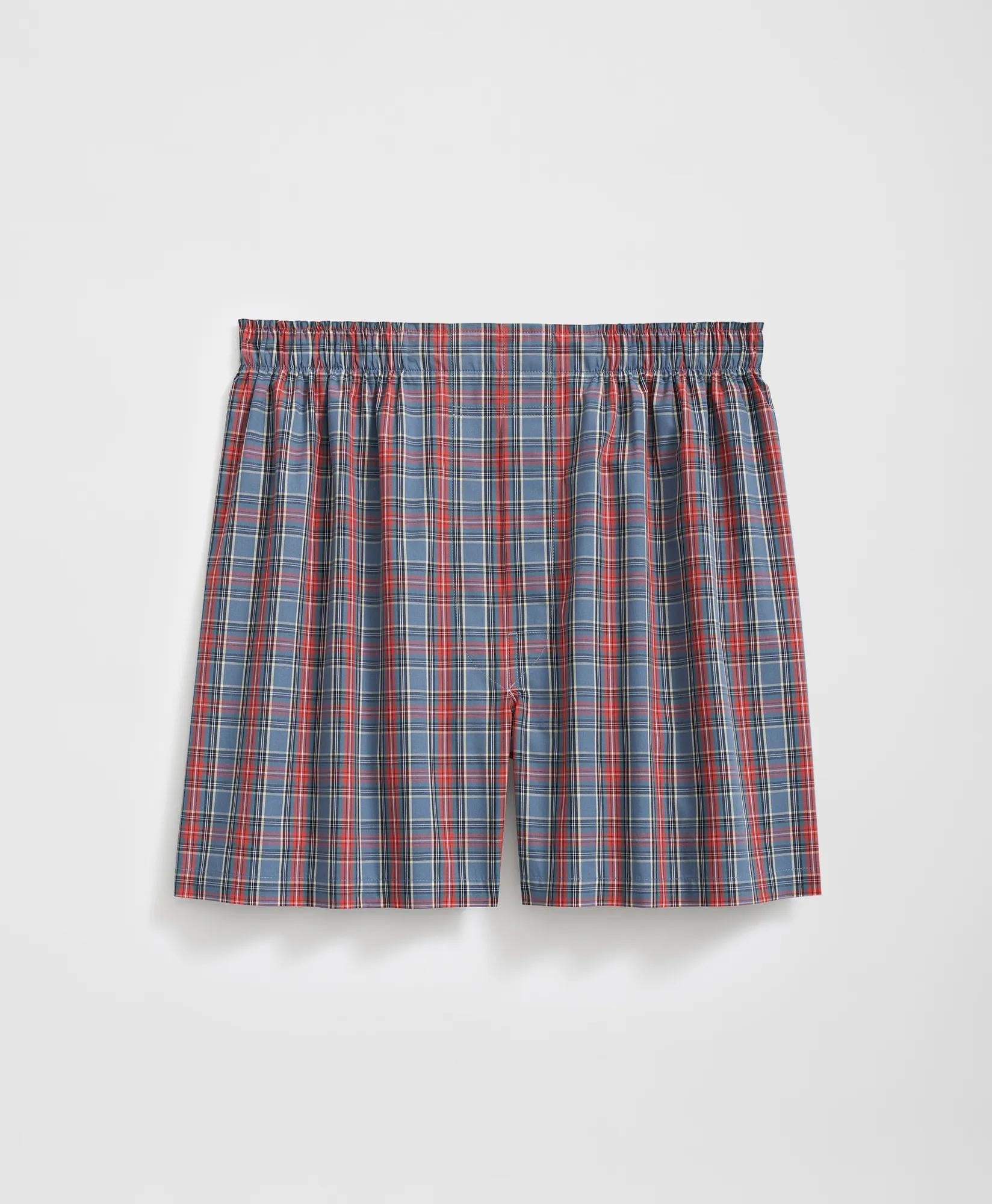 Cotton Broadcloth Tartan Boxers