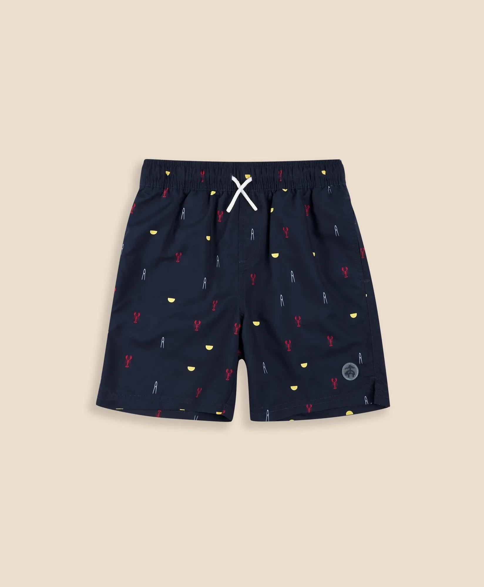 Boys Lobster Bake Swim Trunks