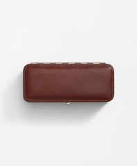 Travel Dominoes Game With Calfskin Case