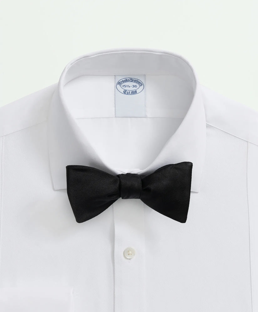 Supima® Cotton Poplin English Collar Pique Bib Tuxedo Shirt